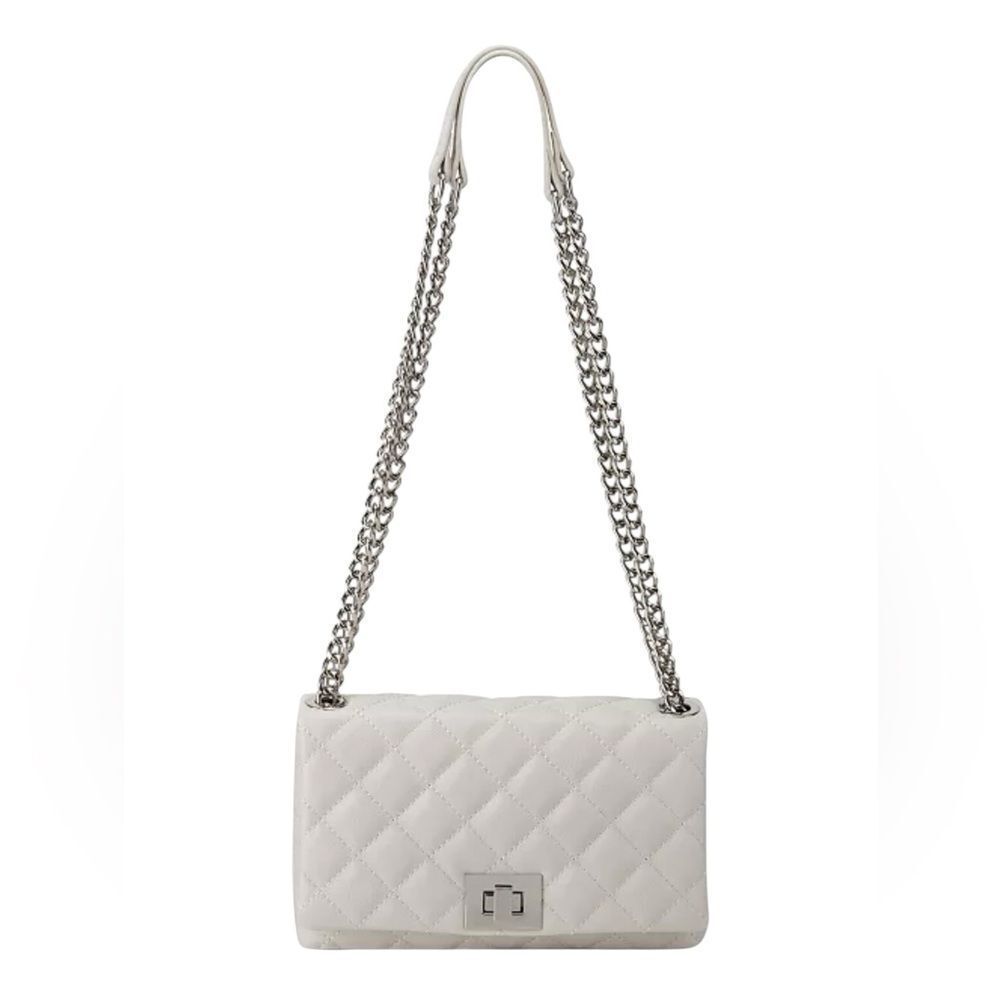 INC International Concepts Quilted Small Ajae Crossbody Chain Bag